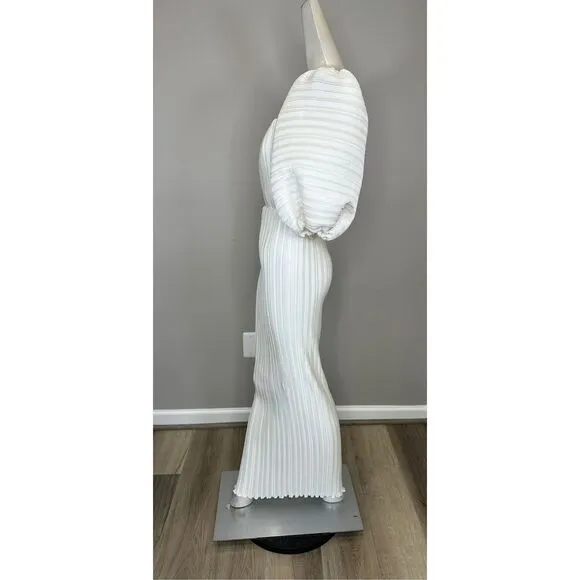 L'Idée Bridal Sirene Puff-Sleeve Gown Size US6 $475