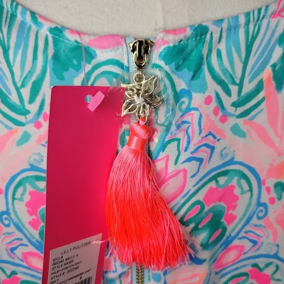 Lilly Pulitzer Kelby Street Shift Dress in Hot Tamale Size 4