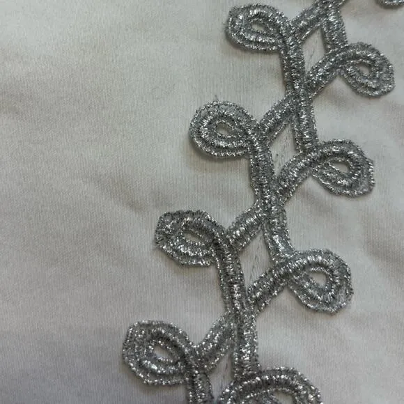 Lilly Pulitzer Sleeveless Sheath Dress with Silver Trimming