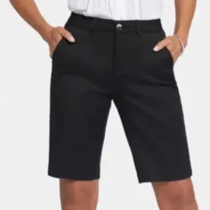 Liverpool Los Angeles Strech Bermuda Womens Black Shorts Size 4/27‎ - NWT