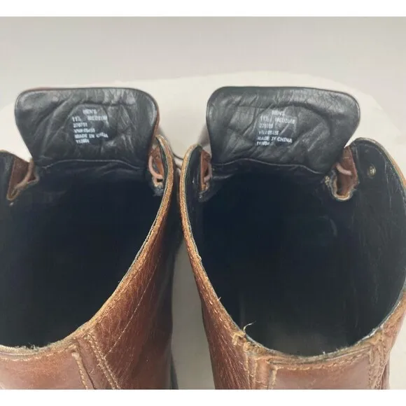 LL Bean TEK 2.5 Mens size 11.5 Waterproof Chukka Boots Brown Leather Ankle shoes