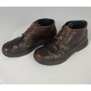 LL Bean TEK 2.5 Mens size 11.5 Waterproof Chukka Boots Brown Leather Ankle shoes