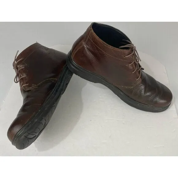 LL Bean TEK 2.5 Mens size 11.5 Waterproof Chukka Boots Brown Leather Ankle shoes