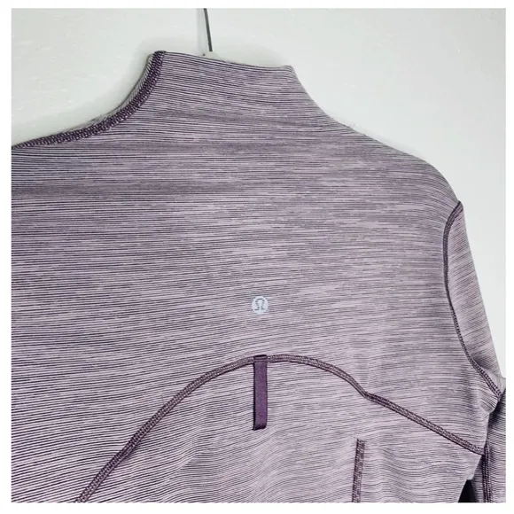 Lululemon Define Jacket Wee Are From Space Frosted Mulberry Black Currant Stripe