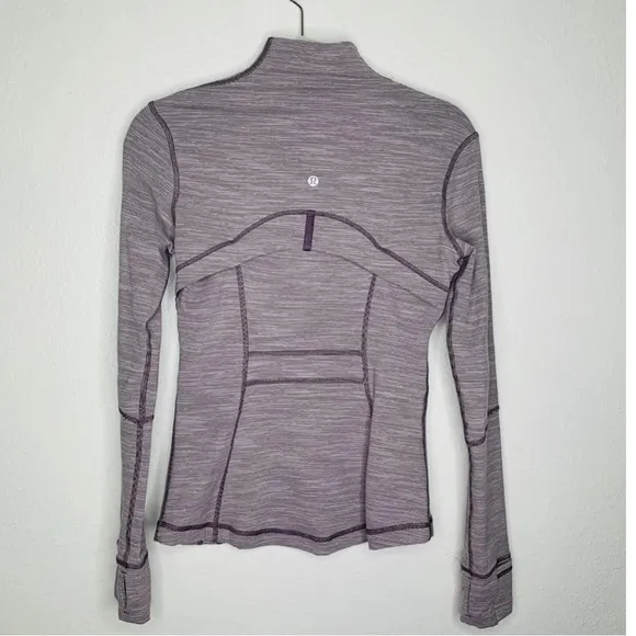 Lululemon Define Jacket Wee Are From Space Frosted Mulberry Black Currant Stripe
