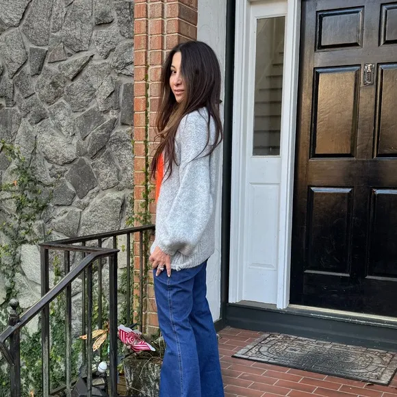 MADE IN ITALY OVERSIZED SMILE FABULOUS SWEATER