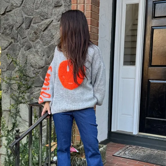 MADE IN ITALY OVERSIZED SMILE FABULOUS SWEATER