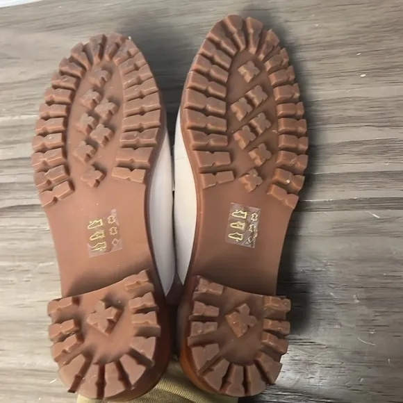 MADEWELL CORRINE LUGSOLE WOMENS CREAM LOAFER/MULES