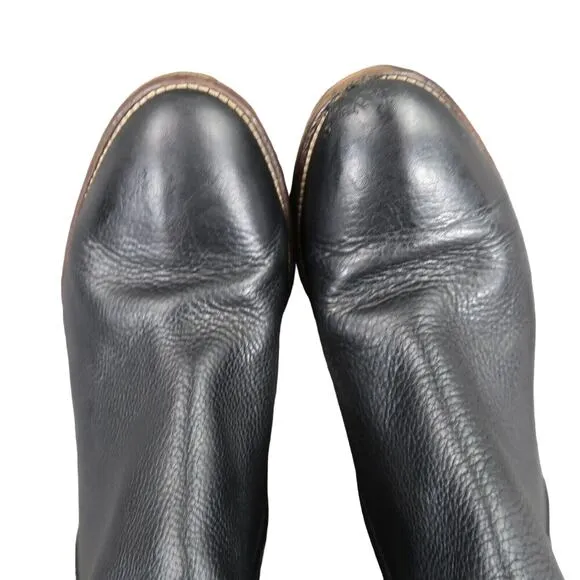 Madewell Shoes Womens 7 Bootie Fashion Classic Billie Boot Leather Stacked Heel