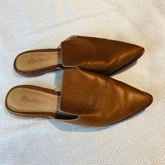 Madewell The Gemma Mule in Leather
