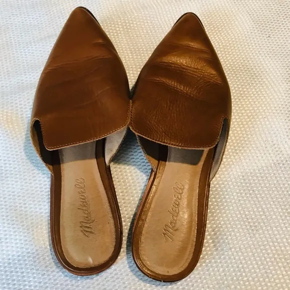 Madewell The Gemma Mule in Leather
