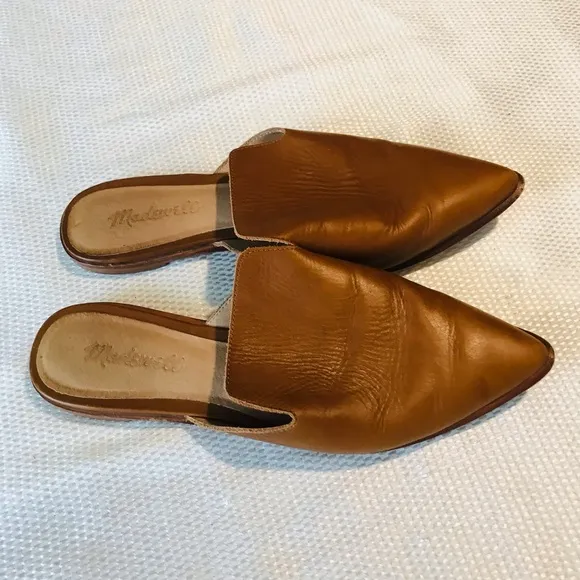 Madewell The Gemma Mule in Leather