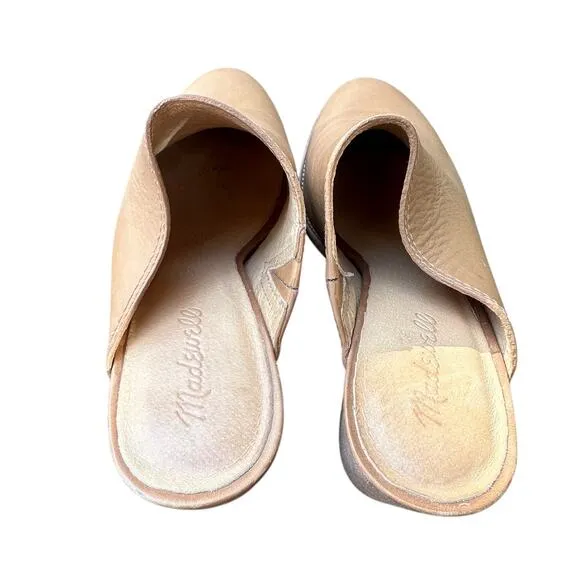 MADEWELL x Women's Harper Heel Clog Boho Tan Shoes x Size 9