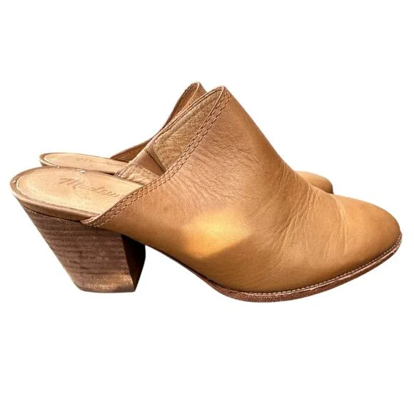 MADEWELL x Women's Harper Heel Clog Boho Tan Shoes x Size 9