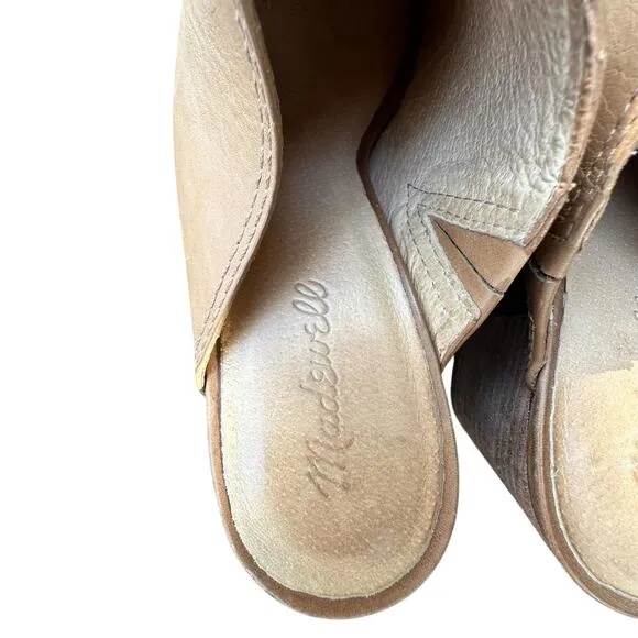 MADEWELL x Women's Harper Heel Clog Boho Tan Shoes x Size 9