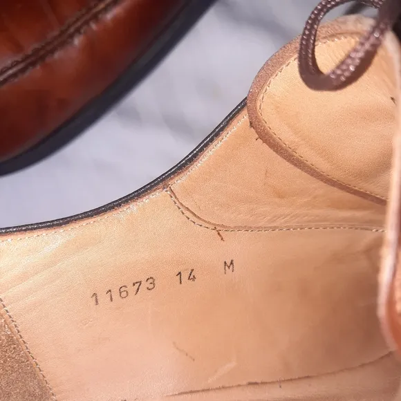 Magnanni Mens Lace Up Dress Shoes Size 14