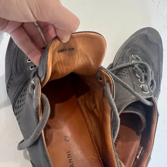 Magnanni Merino Pueblo Leather Fashion Sneaker Shoes SIZE US 11.5