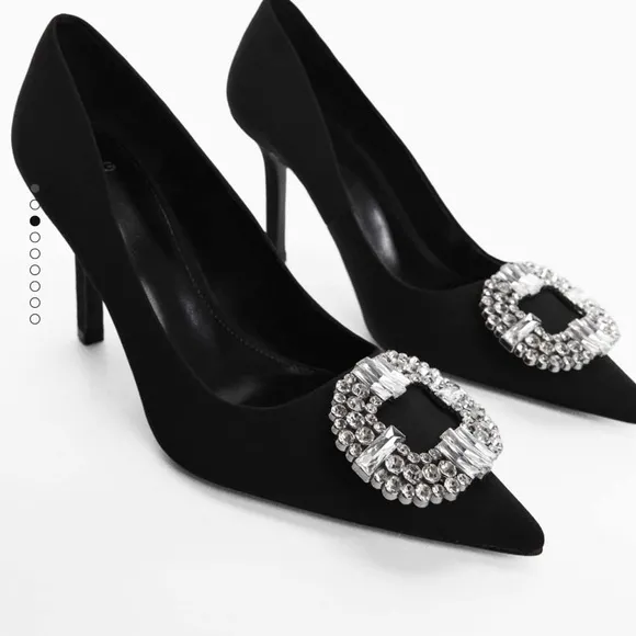 MANGO DONA RHINESTONE HEEL SHOES BLOGGER’S FAVORITE