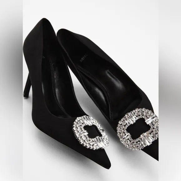 MANGO DONA RHINESTONE HEEL SHOES BLOGGER’S FAVORITE