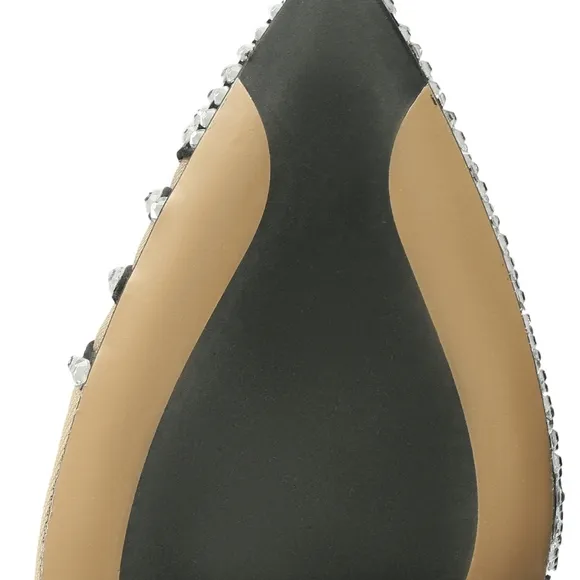Marina Rinaldi Elegant Black and Silver Women's Heels Size 39