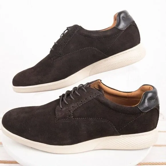 Massimo Dutti Brown Split Suede Leather oxfords