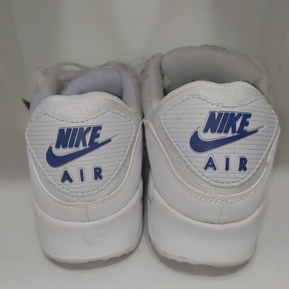 Men Nike Air Max 90 Shoes Sneakers / Jewel White Game Royal Black DV3503-100
