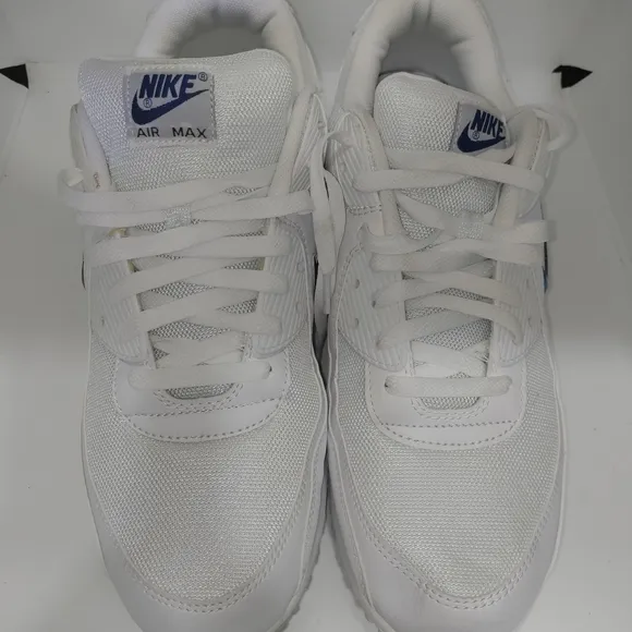 Men Nike Air Max 90 Shoes Sneakers / Jewel White Game Royal Black DV3503-100