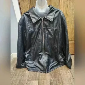 Men's 1X M. Julian Leather Jacket Black