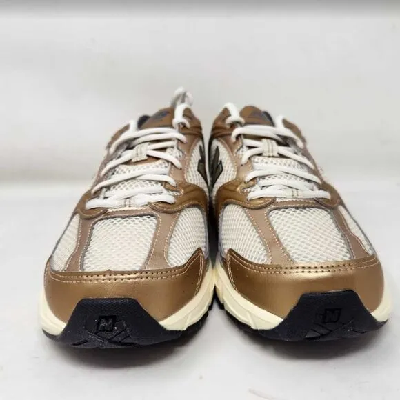 Men's 9.5 (Women's 11) New Balance X J Crew 530 sneakers Gold Metallic MR530LA