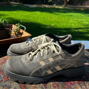 Men's BED | STU Suede Square Toe Lace Up Oxfords Shoes - NWOB | Size 44
