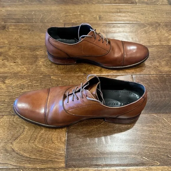 Men’s Cole Haan Cap Toe Oxfords in British Tan