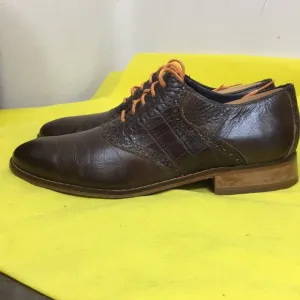 Men’s Cole Haan croc embossed saddle shoes
