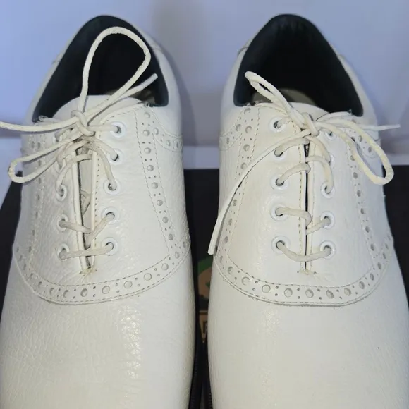 Men's Florsheim Frogs Golf Shoes Size 10 D White