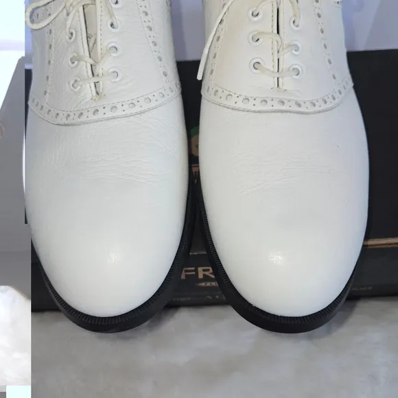 Men's Florsheim Frogs Golf Shoes Size 10 D White