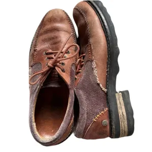 Mens Fluevog bankers size 9 Oxford lace up unique shoes