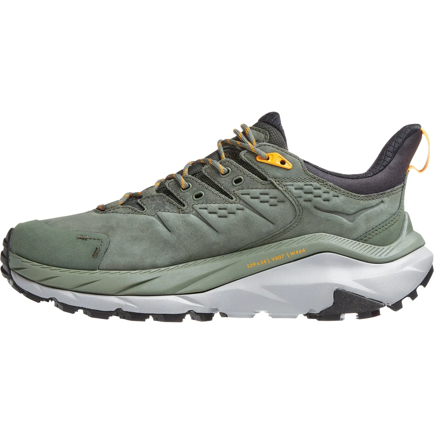 Men's Hoka Kaha 2 Low GTX Thyme/Radiant Yellow Nubuck