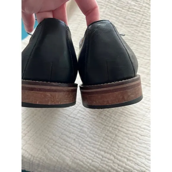 Men’s J. Murphy by Johnston &amp; Murphy Leather Lace up Shoes Wood Heel Size 12