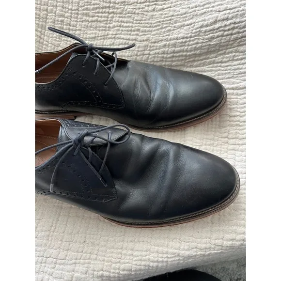 Men’s J. Murphy by Johnston &amp; Murphy Leather Lace up Shoes Wood Heel Size 12
