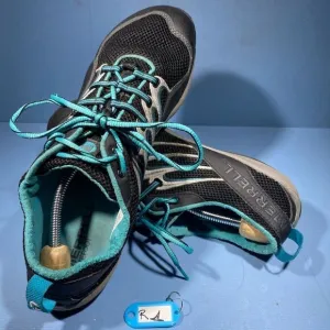 mens  Merrell Trail Glove Black/Aqua Shoes Size 14