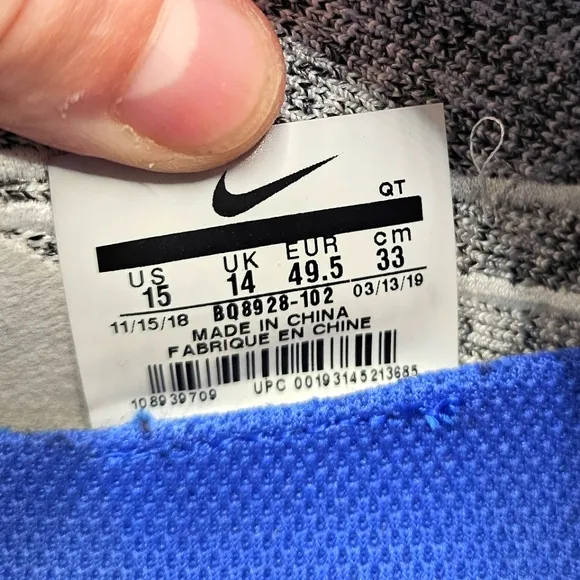 Men's Nike Epic React Flyknit 2 Shoes, Size 15