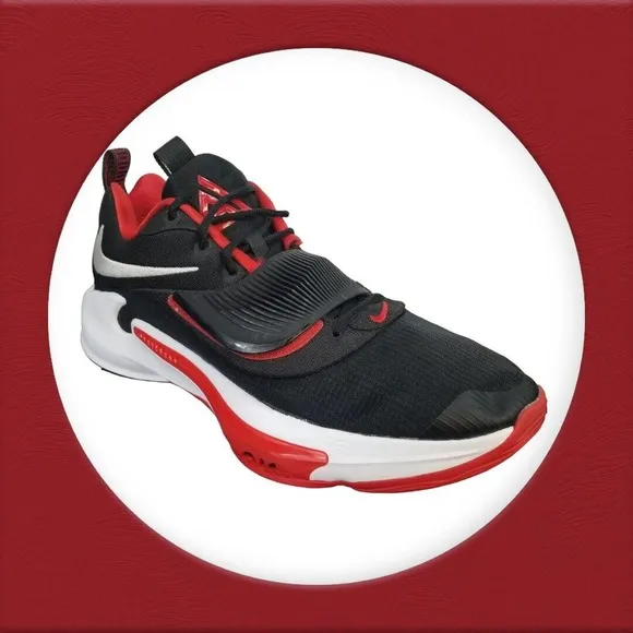 Men's Nike Zoom Freak 3 Basketball‎ Shoes Black/Red/White DA0694 003 Size 13