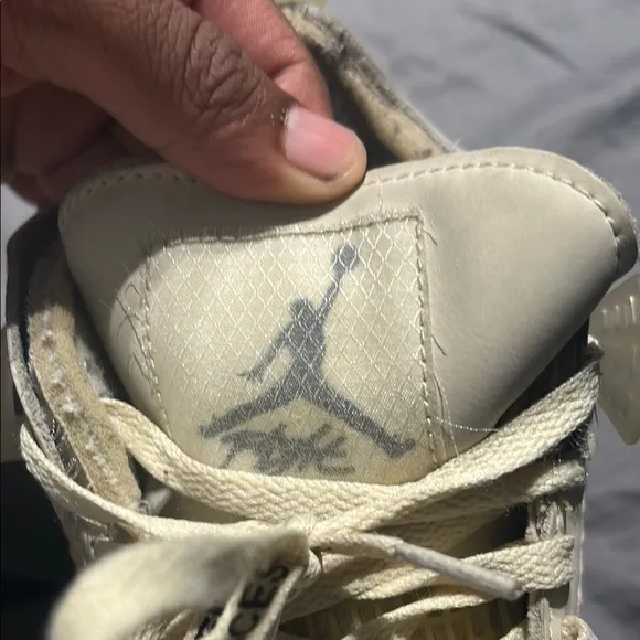 Men's Off-White Air Sneakers - Cream