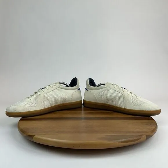 Mens Rothys RS01 Ivory Knit Casual Comfort Lace Up Sneakers Shoes Size‎ 12 D