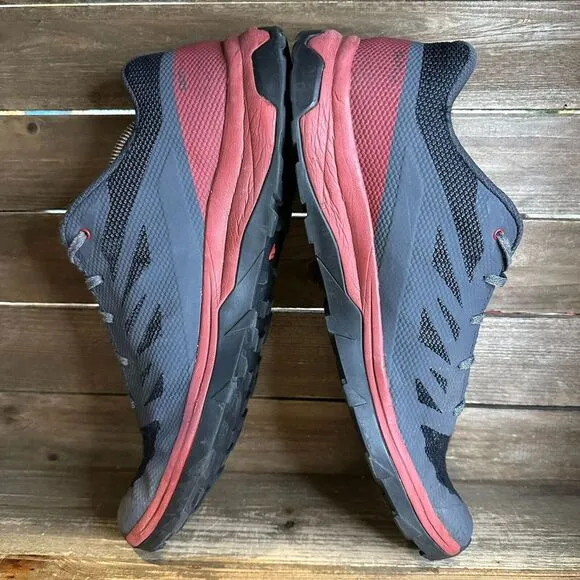 Mens Salomon Outline Gray Athletic Trail Running Shoes Sneakers Size 14 M GUC‎