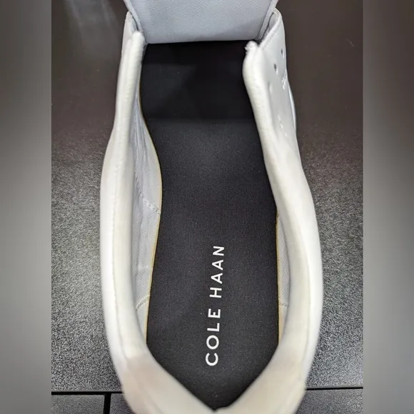 Men's Shoes Cole Haan GRAND CROSSCOURT TRAVELER Leather Sneaker WHITE NWOT 11M