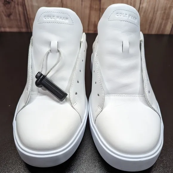 Men's Shoes Cole Haan GRAND CROSSCOURT TRAVELER Leather Sneaker WHITE NWOT 11M