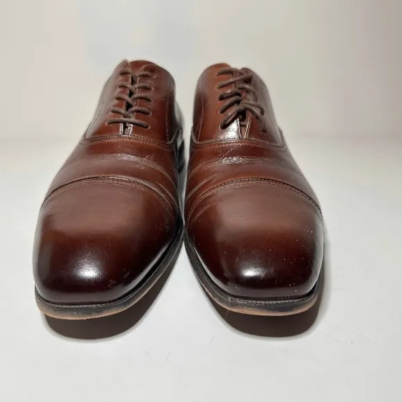 Mens Shoes Florsheim Corbetta Cap Toe Oxford Cognac Leather 14180-221  Size 8.5D