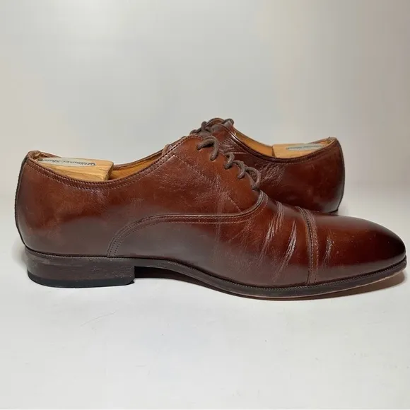 Mens Shoes Florsheim Corbetta Cap Toe Oxford Cognac Leather 14180-221  Size 8.5D