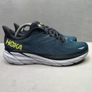 Mens Size 10 (D) Hoka One One Clifton 8 Shoes Blue Coral Athletic Running