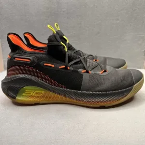 Mens Size 16 Under Armour Curry 6 UA Oakland Fox Theater Basketball Shoes Black